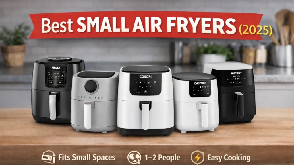 Best small air fryers for small kitchens and apartments in 2025